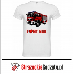 KOSZULKA T-shirt " I LOVE MAN" - męska wzór 3