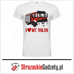 KOSZULKA T-shirt " I LOVE MY VOLVO " - męska wzór 9