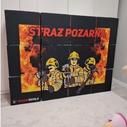 KLOCKI - mega puzzle 40x40x40cm - 12 sztuk