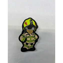 Naszywka PCV na rzepie  Strażak OSP