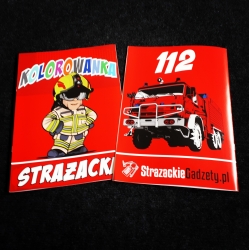 Kolorowanka strażacka A4 (12 obrazków) - powyżej 100 sztuk