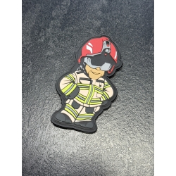 Naszywka PCV na rzepie  Strażak PSP