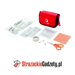 Apteczka w pokrowcu z przednią kieszonką i mocowaniem do paska - 14 elementów miniapteczka
