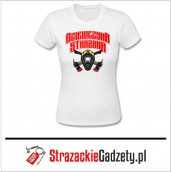 Koszulka techniczna damska "Dziewczyna Strażaka - wzór 3