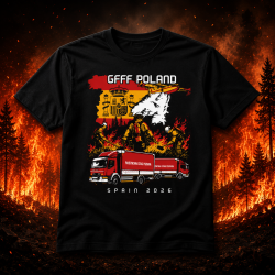 Koszulka T-shirt - State Fire Service - Hiszpania GFFF POLAND