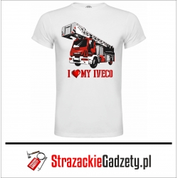 KOSZULKA T-shirt " I LOVE MY IVECO" - męska wzór 12