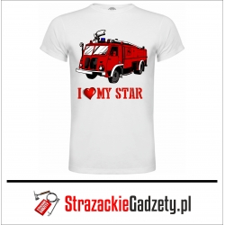 KOSZULKA T-shirt " I LOVE MY STAR 26 " - męska wzór 5