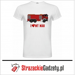 KOSZULKA T-shirt " I LOVE MY MAN " - męska wzór 6