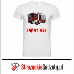 KOSZULKA T-shirt " I LOVE MY MAN " - męska wzór 7