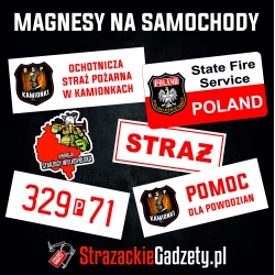 Magnesy na samochód z własnym projektem ( 50cm x 20cm) -  2 sztuki