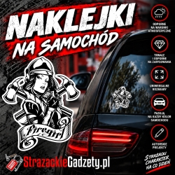 Naklejka FIREGIRL  10cm
